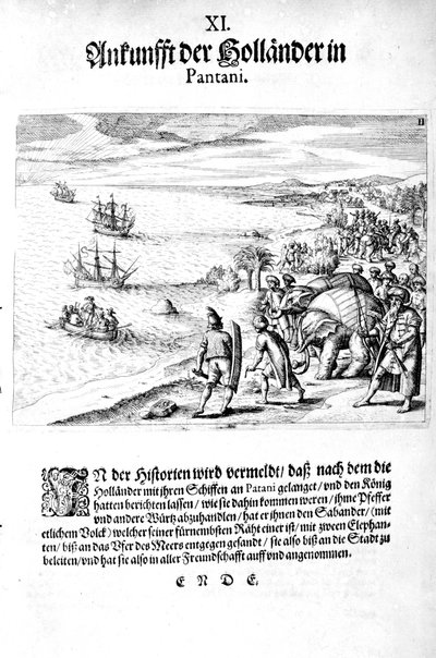 Invasión por el vicealmirante Sebold, 1606 de Theodore de Bry