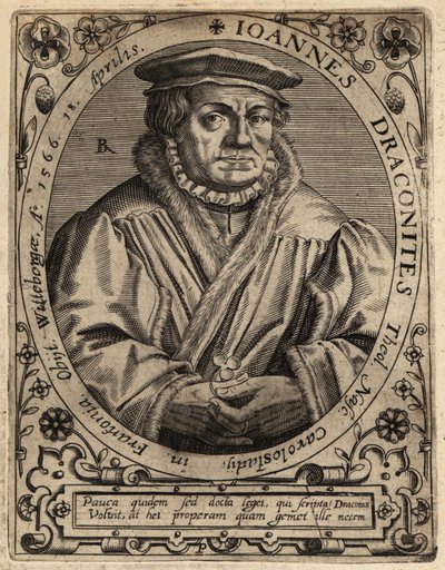 Johann Draconites de Theodore de Bry