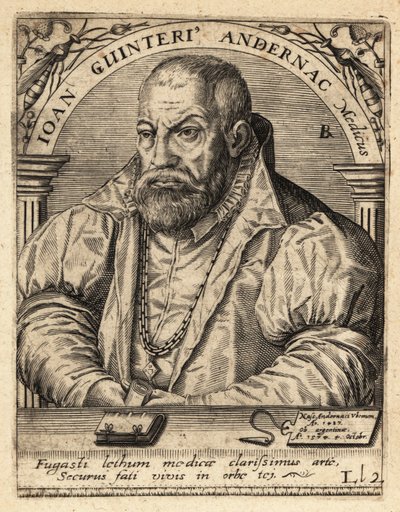 Johann Winter von Andernach, médico alemán de Theodore de Bry