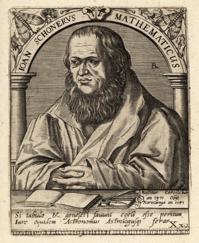 Johannes Schoner, polímata alemán de Theodore de Bry
