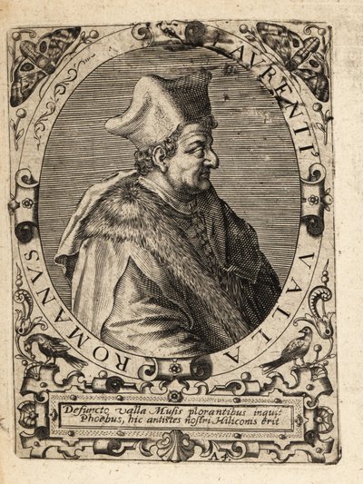 Lorenzo Valla, c1407-1457, humanista italiano de Theodore de Bry