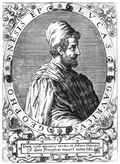 Lucas Gaurico, astrónomo, astrólogo y matemático italiano, siglo XVI de Theodore de Bry