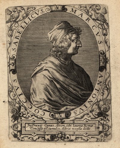 Marcus Antonius Coccius Sabellicus, erudito italiano de Theodore de Bry
