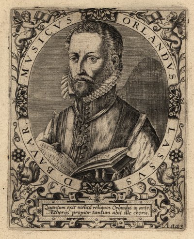 Orlande de Lassus, compositor polifónico de Theodore de Bry