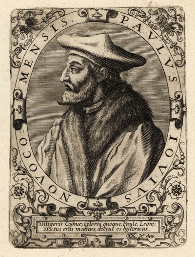 Paolo Giovio, médico italiano de Theodore de Bry