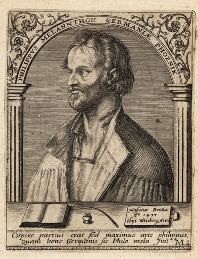 Philip Melanchthon de Theodore de Bry
