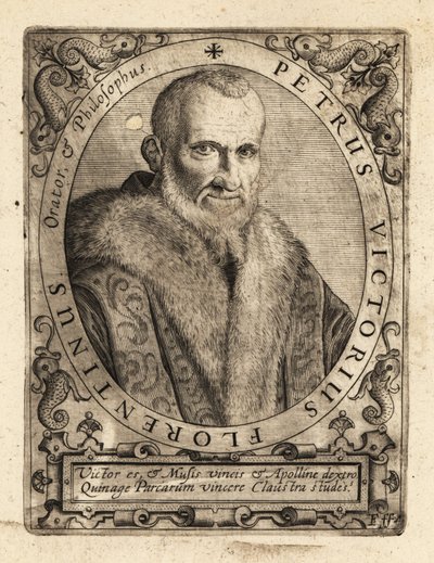 Piero Vettori, escritor italiano de Theodore de Bry