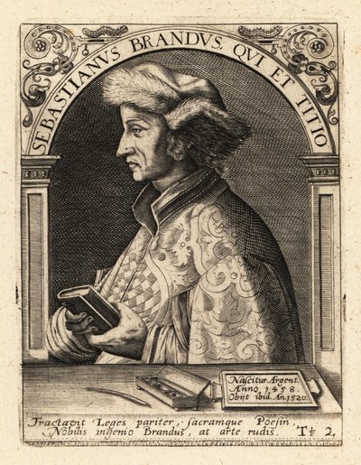 Sebastian Brant, humanista y satirista alemán de Theodore de Bry