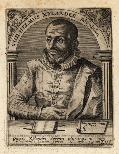 Wilhelm Xylander, erudito clásico alemán de Theodore de Bry