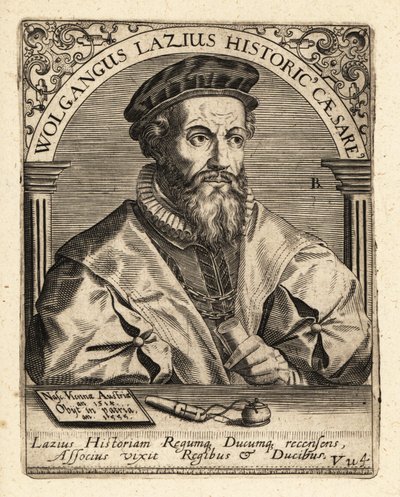 Wolfgang Laz, cartógrafo e historiador austriaco de Theodore de Bry