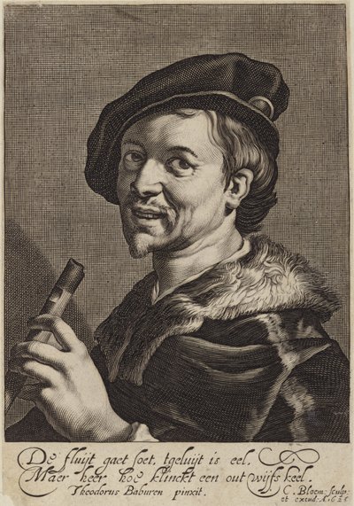 Retrato de Cornelis Bloemaert de Theodore van Baburen