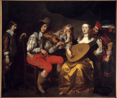 Un concierto en 1650 (Países Bajos) de Theodore van Thulden
