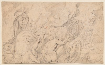 Los compañeros de Ulises abriendo la bolsa de los vientos de Theodore van Thulden
