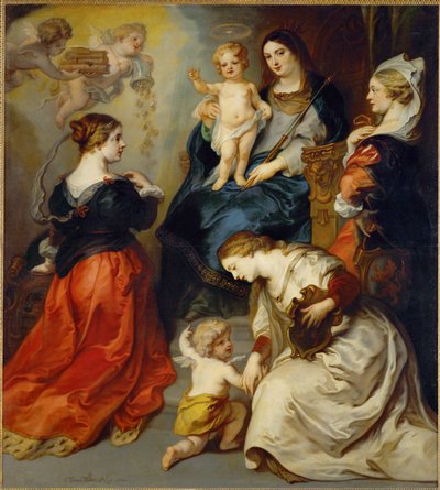 Las provincias de Brabante, Hennegau y Flandes rinden homenaje a la Virgen de Theodore van Thulden