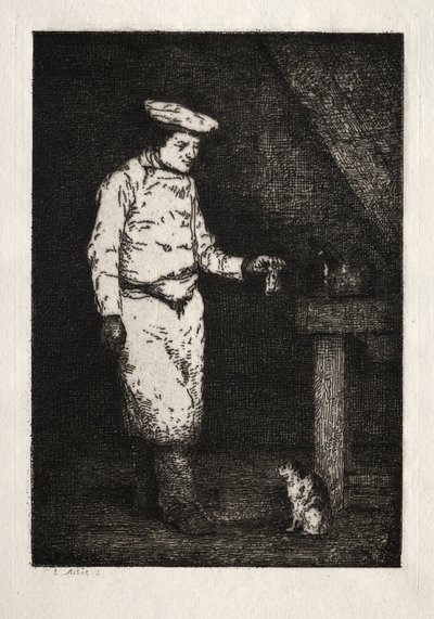 El almuerzo del gato de Theodule Ribot