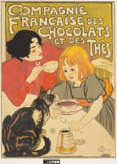 Compañía Francesa de Chocolates y Tés de Théophile Alexandre Steinlen
