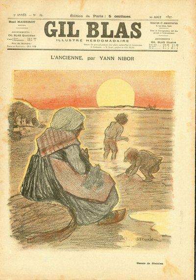 Portada de “Gil Blas” de Théophile Alexandre Steinlen