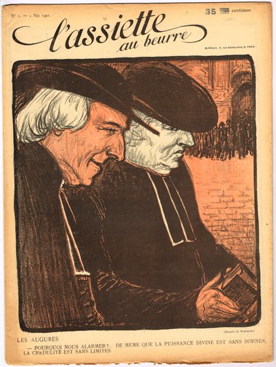 Portada de "Le Butter Plate", número 5, Satirique en Colours de Théophile Alexandre Steinlen