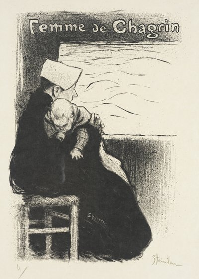 Mujer de pena de Théophile Alexandre Steinlen
