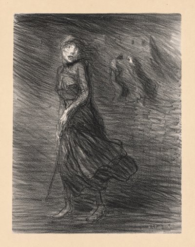 En la calle (Dans la Rue) de Théophile Alexandre Steinlen