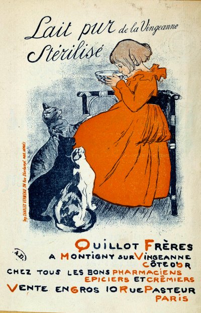 Póster de Theophile-Alexandre Steinlen (1859-1923) para 