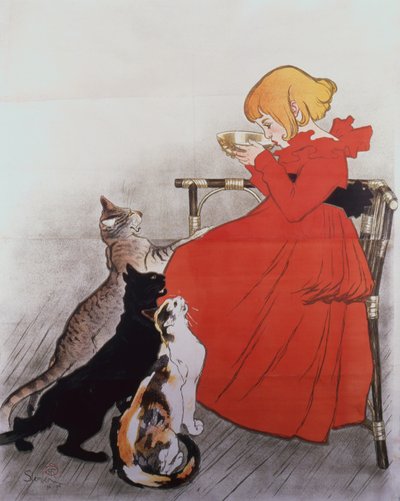Leche esterilizada pura de La Vingeanne de Théophile Alexandre Steinlen