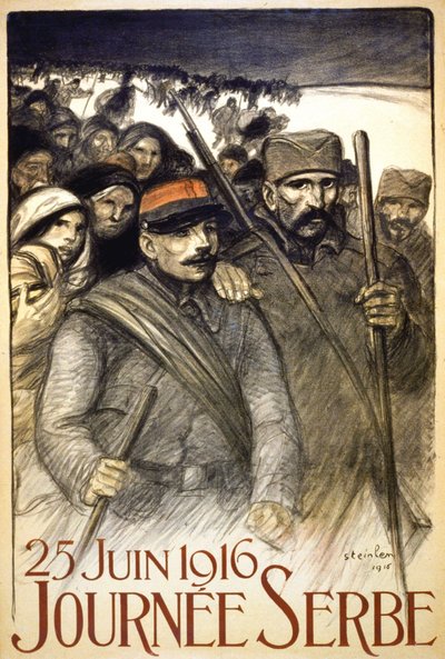 Día serbio, 25 de junio de Théophile Alexandre Steinlen