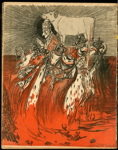 El Plato de Mantequilla, número 47, Satírico en Colores de Théophile Alexandre Steinlen