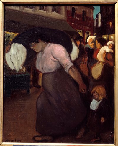 La máquina de lavar de Théophile Alexandre Steinlen