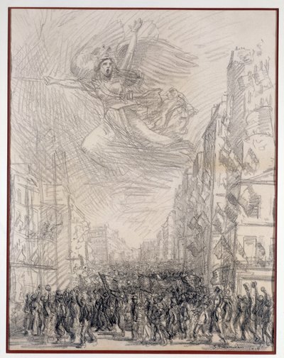 Victoria o Marsellesa (alegoría) de Théophile Alexandre Steinlen