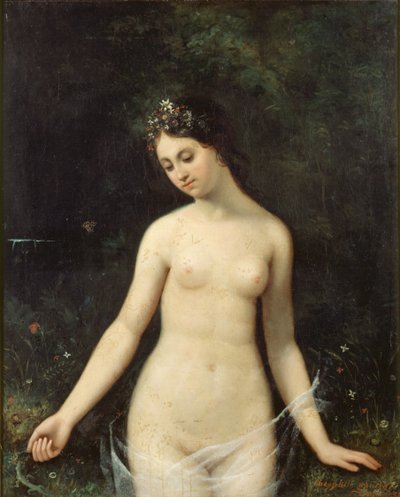 Joven mujer desnuda, 1831 de Theophile Gautier
