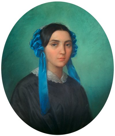 Retrato de una niña, 1843 de Theophile Gautier