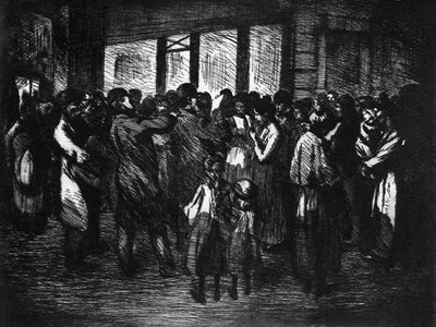 Cantantes de la calle de Theophile Steinlen