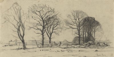 Paisaje con árboles de Theophile de Bock