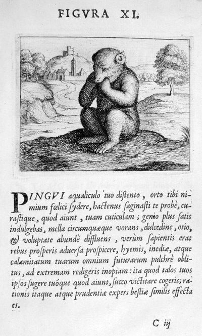 Figura de profecía XI de Prognosticatio Eximii Doctoris Paracelsi, 1536 de Theophrastus Bombastus von Hohenheim Paracelsus