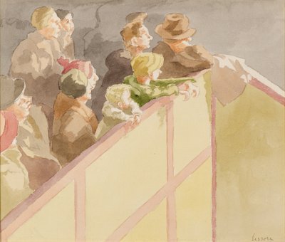 Audiencia en el Circo de Islington de Therese Lessore