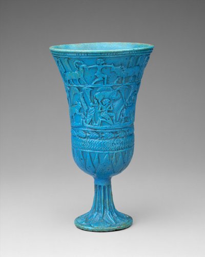 Cáliz en forma de loto, c.945-664 a.C. de Third Intermediate Period Egyptian