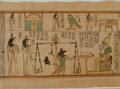 El papiro funerario del cantante de Amón Nany, c.1050 a.C. de Third Intermediate Period Egyptian