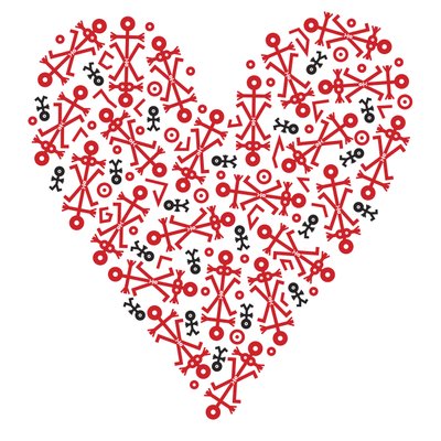 Icono del corazón, 2006 (digital) de Thisisnotme Thisisnotme