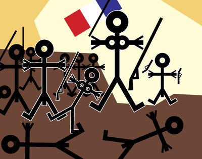 Icono Libertad guiando al pueblo, 2006 (digital) de Thisisnotme Thisisnotme