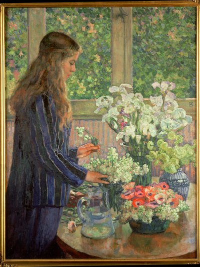 Flores de jardín de Théo van Rysselberghe