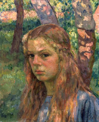 Retrato de una niña, siglo XX de Théo van Rysselberghe