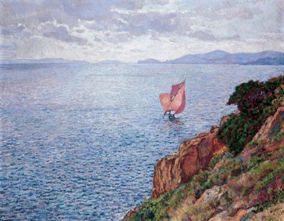 La vela roja de Théo van Rysselberghe