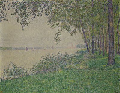 Los barcos de vela, 1892 de Théo van Rysselberghe