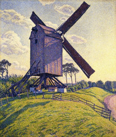 Molino en Flandes, 1894 de Théo van Rysselberghe
