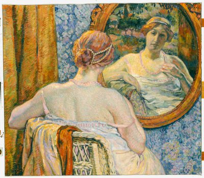 Mujer en un Espejo, 1907 de Théo van Rysselberghe