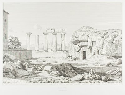 Corinto: Templo de Neptuno de Théodore Caruelle d