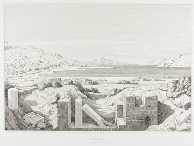 Vista de Corinto de Théodore Caruelle d