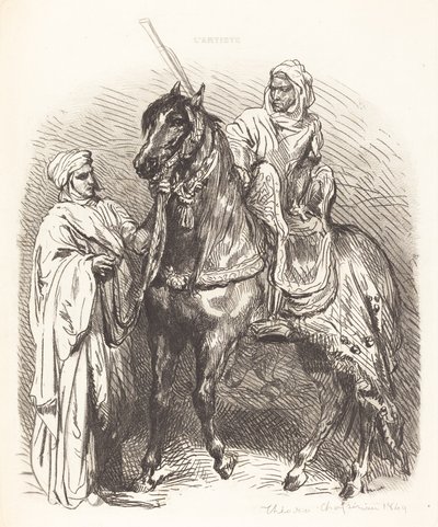 Árabe montando de Théodore Chassériau