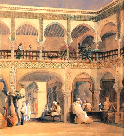 Bazar en Orleans, 1840s de Théodore Chassériau